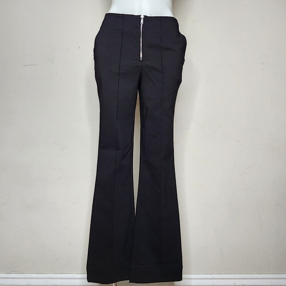 NWT Free People Black Mid Rise Flare Pants Size Small - Picture 1 of 13